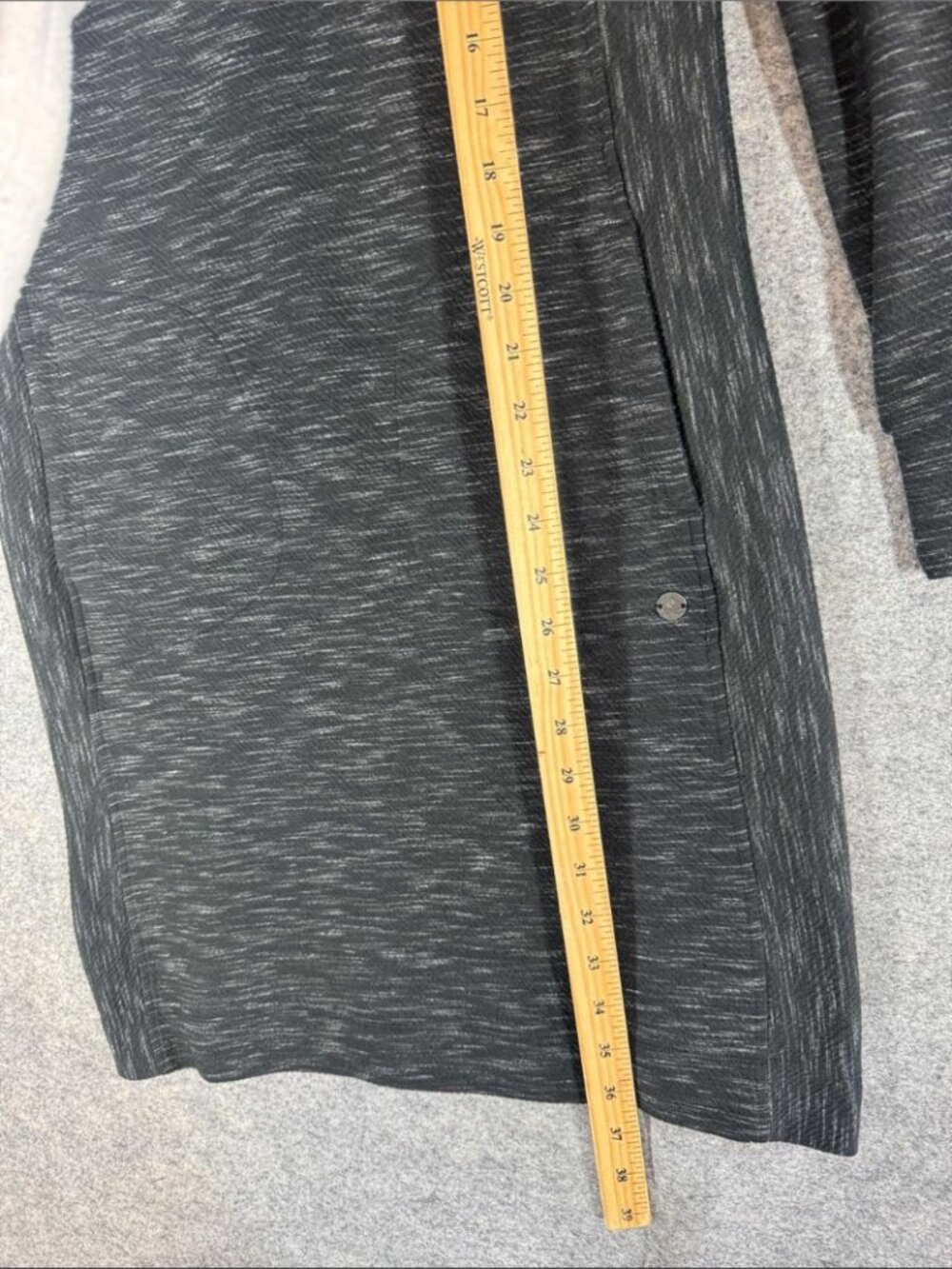 Prana Women’s Heathered Grey Sweatshirt Dress Travel Active Outdoors Small - Picture 7 of 15